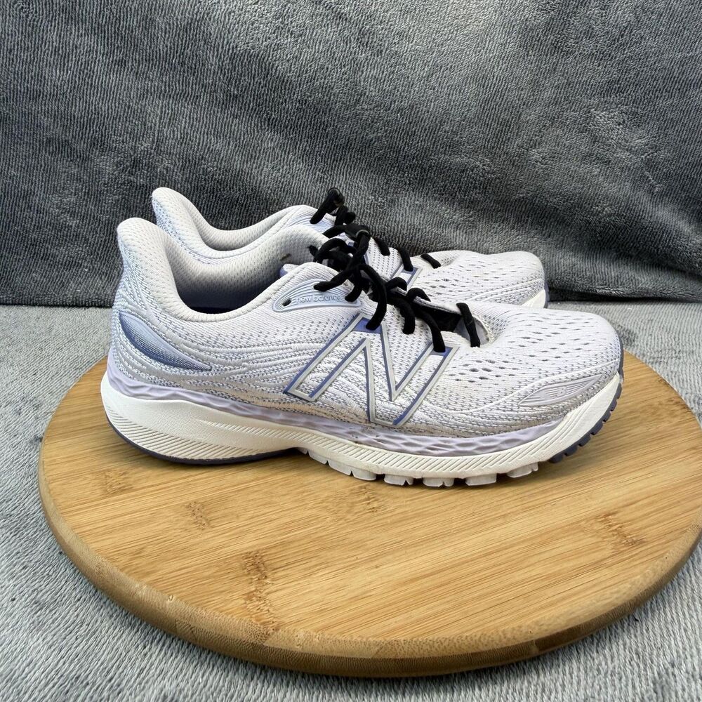 New Balance 860 v12 Shoes Womens Size 7 White Mesh Running Sneakers W860D12